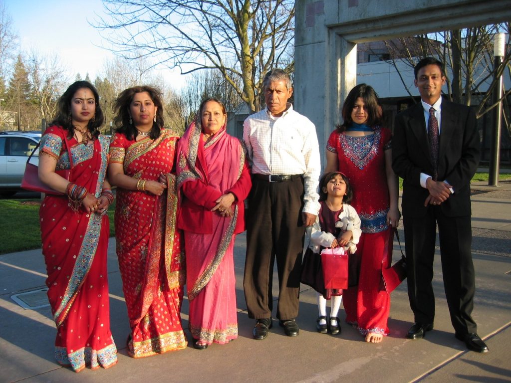 indian bridesmaids on photo 