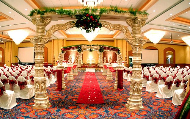 Themed indian wedding decorations hall