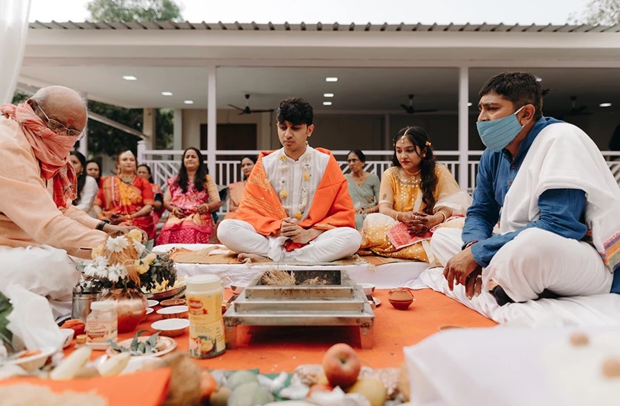 The Gujarati pithi ceremony