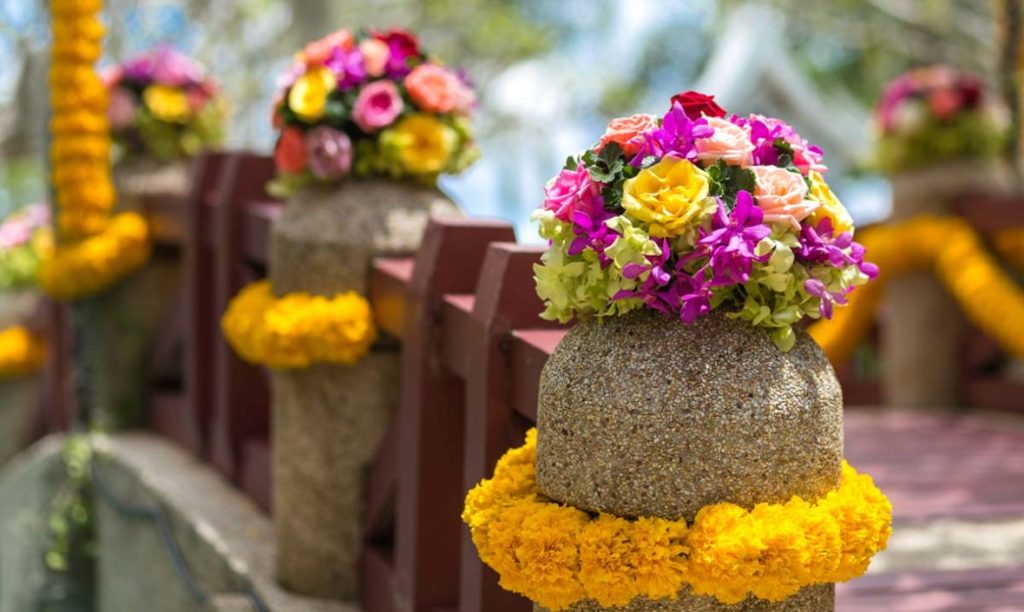 Role of flowers in wedding rituals